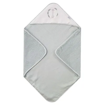 Toalha De Banho Baby Joy Felpa Bordado Girafa