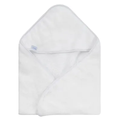 Toalha de Banho Com Capuz Baby Joy Super Seca Branca