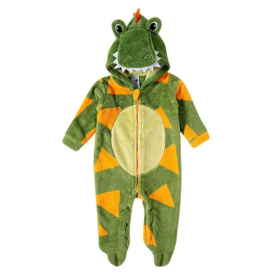 Macacão Longo Bebê Tip Top Em Pelo Capuz Bordado Jacaré Macacão Longo Bebê Tip Top Em Pelo Capuz Bordado Jacaré