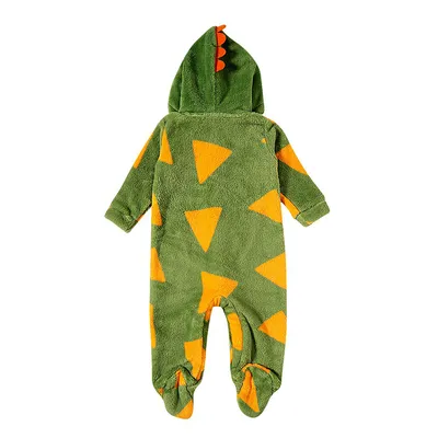Macacão Longo Bebê Tip Top Em Pelo Capuz Bordado Jacaré Macacão Longo Bebê Tip Top Em Pelo Capuz Bordado Jacaré