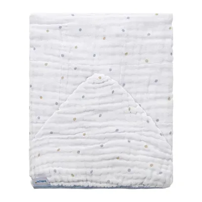 Toalha de Banho Bebê Baby Joy Soft Poá Rosa