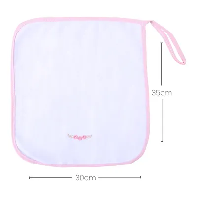 Kit Pano De Boca Baby Joy Bordado Ursa 03 Peças