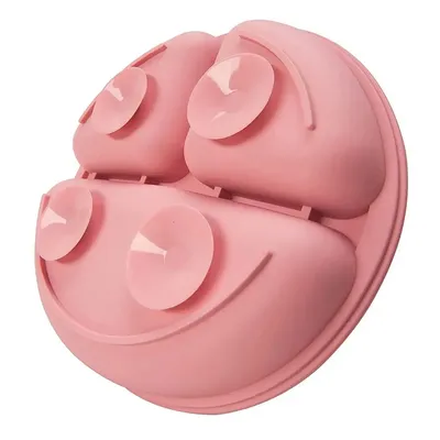 Prato Buba Em Silicone Com Divisórias E Ventosas Prato Buba Em Silicone Com Divisórias E Ventosas
