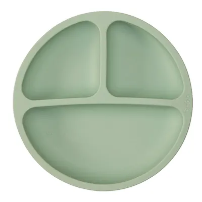 Prato Buba Em Silicone Com Divisórias E Ventosas