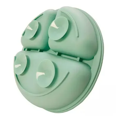 Prato Buba Em Silicone Com Divisórias E Ventosas Prato Buba Em Silicone Com Divisórias E Ventosas