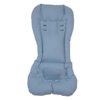 Capa Para Carrinho Papi Soft Acolchoada Lisa Azul
