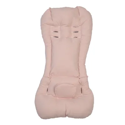 Capa Para Carrinho Papi Soft Acolchoada Lisa Rosa