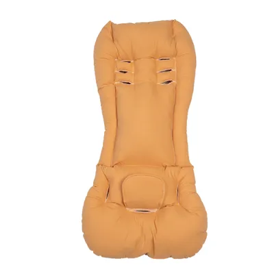 Capa Para Carrinho Papi Soft Acolchoada Lisa Mostarda