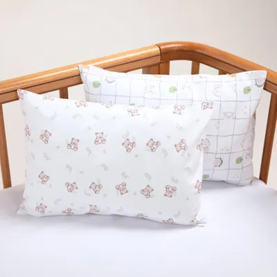 Kit Fronha Papi Estampa Urso - 2 Peças