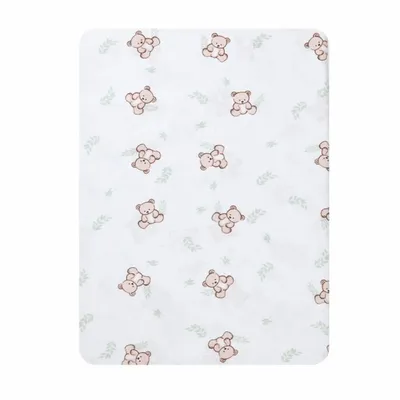 Lençol Para Berço Padrão Americano Estampa Urso Lençol Para Berço Padrão Americano Estampa Urso
