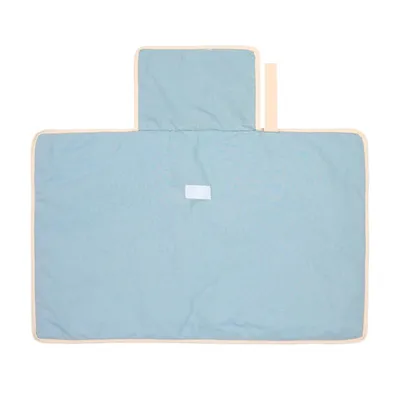 Trocador De Fraldas Portátil Papi Liso Azul