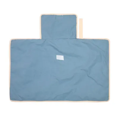 Trocador De Fraldas Portátil Papi Liso Azul