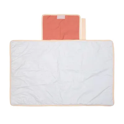 Trocador De Fraldas Portátil Papi Liso Rosê