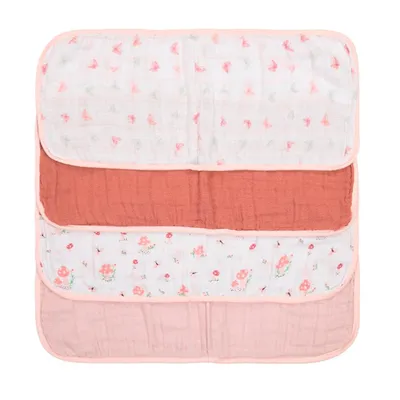 Kit Paninho De Ombro Papi Soft Estampa Urso - 4 Peças