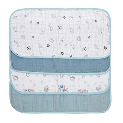 Kit Paninho De Ombro Papi Soft Estampa Dino - 4 Peças