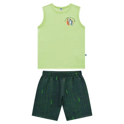 Conjunto Marlan Regata Meia Malha Estampada Surfing E Bermuda Moletinho Conjunto Marlan Regata Meia Malha Estampada Surfing E Bermuda Moletinho
