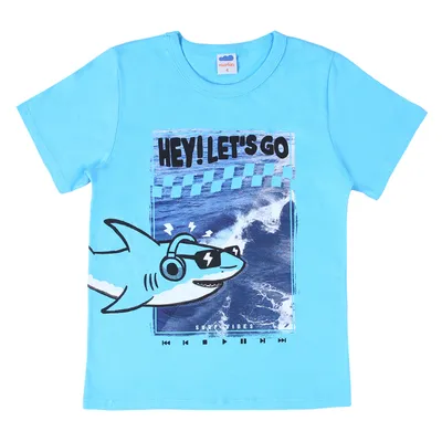 Camiseta Marlan Manga Curta Meia Malha Estampada