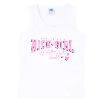 Blusa Infantil Regata Meia Malha Estampada Blusa Infantil Regata Meia Malha Estampada