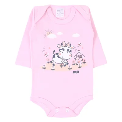 Kit Body Manga Longa Bebê Mub Estampado - 3 Peças