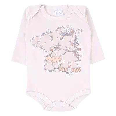 Kit Body Manga Longa Bebê Mub Estampado - 3 Peças