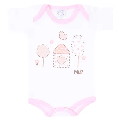 Kit Body Manga Curta Bebê Mub Estampado - 3 Peças Kit Body Manga Curta Bebê Mub Estampado - 3 Peças