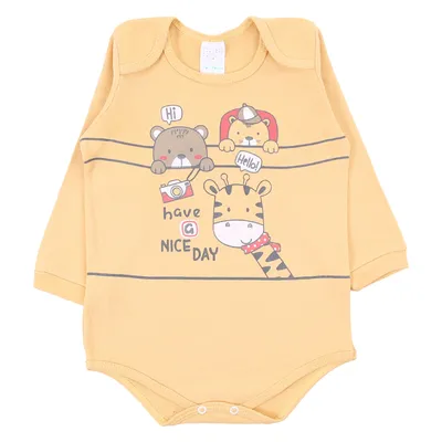 Kit Body Infantil Petutinha Estampa Hi Bichinhos 3 Peças Kit Body Infantil Petutinha Estampa Hi Bichinhos 3 Peças