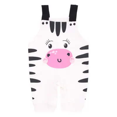 Conjunto Bebê Petutinha Jardineira Com Body E Bordado Hipopotamo