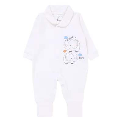 Macacão Longo Bebê Petutinha Suedine Bordado Super Boy