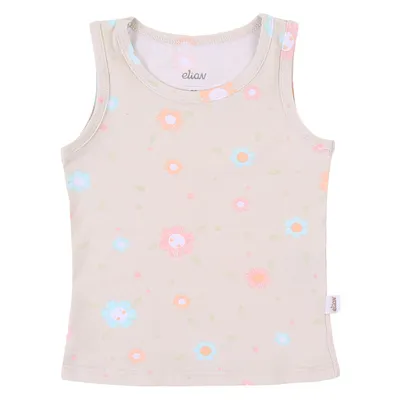 Blusa Regata Bebê Elian Cotton Estampada Blusa Regata Bebê Elian Cotton Estampada