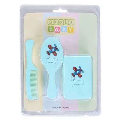 Kit Banho Menino Com 03 Peças Em Estampa Sortida 15391