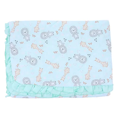 Manta Minasrey Matelada Parapapi Com Babado 90x90 Manta Minasrey Matelada Parapapi Com Babado 90x90