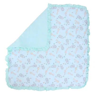 Manta Minasrey Matelada Parapapi Com Babado 90x90 Manta Minasrey Matelada Parapapi Com Babado 90x90