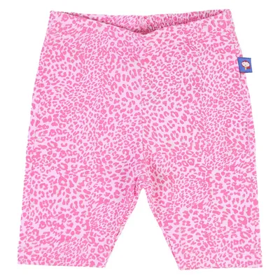 Bermuda Rolu Ciclista Cotton Estampado De Onça Bermuda Rolu Ciclista Cotton Estampado De Onça