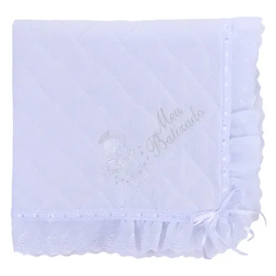 Manta Batizado Bordados Alexandra Piquet Matelada Manta Batizado Bordados Alexandra Piquet Matelada