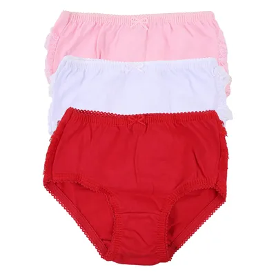 Kit Calcinha Infantil Tampinha Bunda Rica - 3 Peças