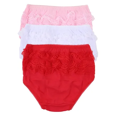 Kit Calcinha Infantil Tampinha Bunda Rica - 3 Peças