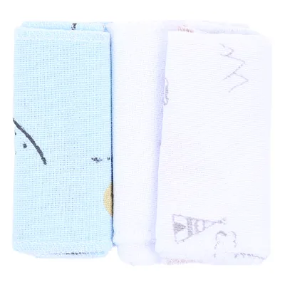 Faixa Umbilical Papi Estampada  Menino 3 Peças Faixa Umbilical Papi Estampada  Menino 3 Peças