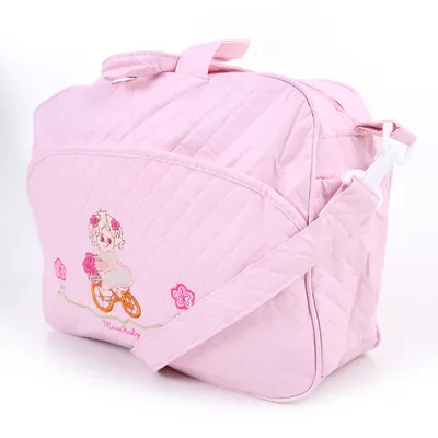 Sacola Em Couro Com Bordado