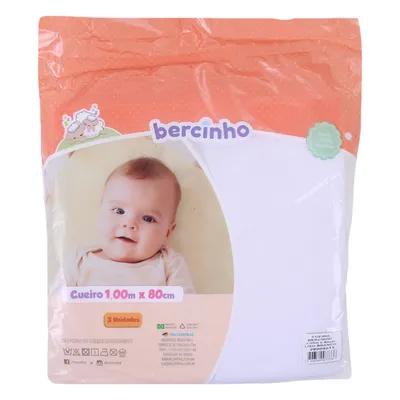 Kit Cueiro Incomfral Bercinho Com 03 Peças Branco