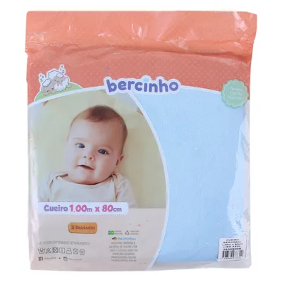 Kit Cueiro Incomfral Bercinho Com 03 Peças Menino