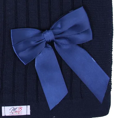 Manta Michelle Baby Canelada Com Aplicação de Laço Manta Michelle Baby Canelada Com Aplicação de Laço