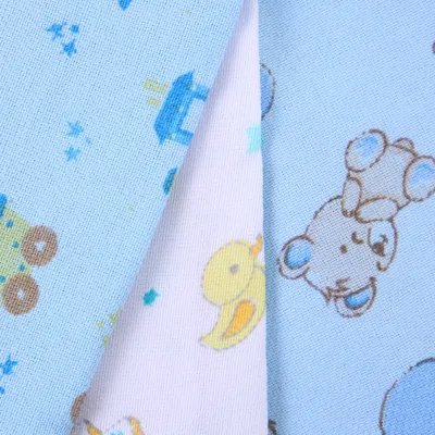 Kit Cueiro Estampado Bercinho Menino Com 03 Peças