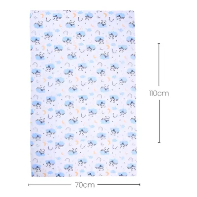 Kit Toalha Incomfral Fralda Luxo Estampada 03 Peças Kit Toalha Incomfral Fralda Luxo Estampada 03 Peças