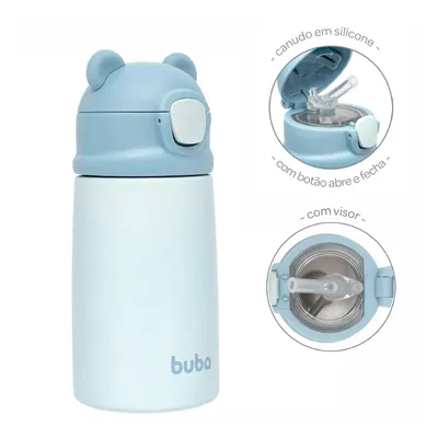 Copo Térmico Buda Parede Dupla Ursinho 320ml