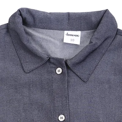 Blusa Juvenil Bonnemini Chambray