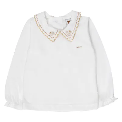 Conjunto Infantil Aconchego Blusa Bordado Ursinho E Saia