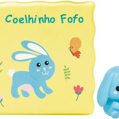 Kit Livrinho De Banho + Coelhinha Com Luz 14453