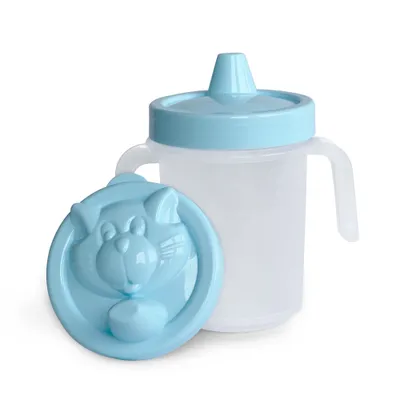 Copo Infantil Platibrasil com Tampa 350ml