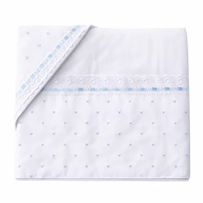 Jogo Lençol Berço Americano Alexandra Coração - 3 Peças