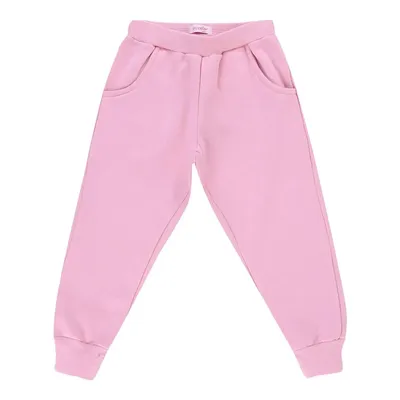 Calça Moletom Color Mini Jogger Com Bolso Lateral Menina